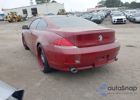 2004 BMW 645Ci from USA, damaged, VIN WBAEH73484B215624
